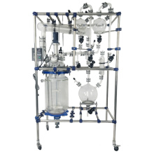50L 100L  Chemical Lab High Quality Intelligent Double Glass Reactor